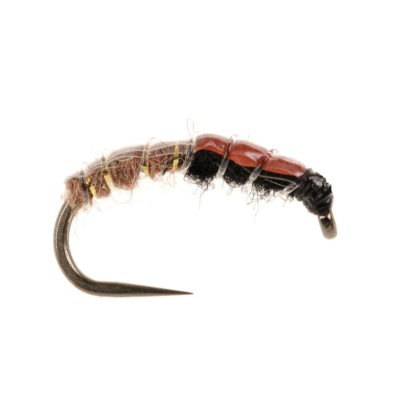 CZECH NYMPH BARBLESS FLY SLIM LINE CZECH NYMPH TAN & BROWN