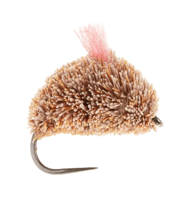 CARP FLY BARBLESS BROWN MIX HI VIZ CARP