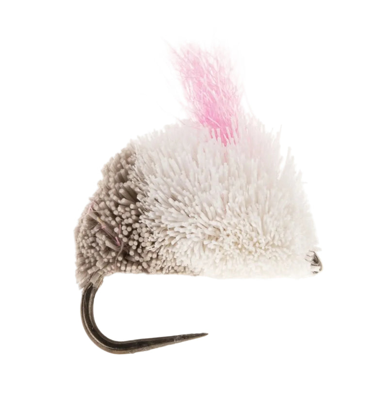 CARP FLY BARBLESS WHITE MIX HI VIZ CARP