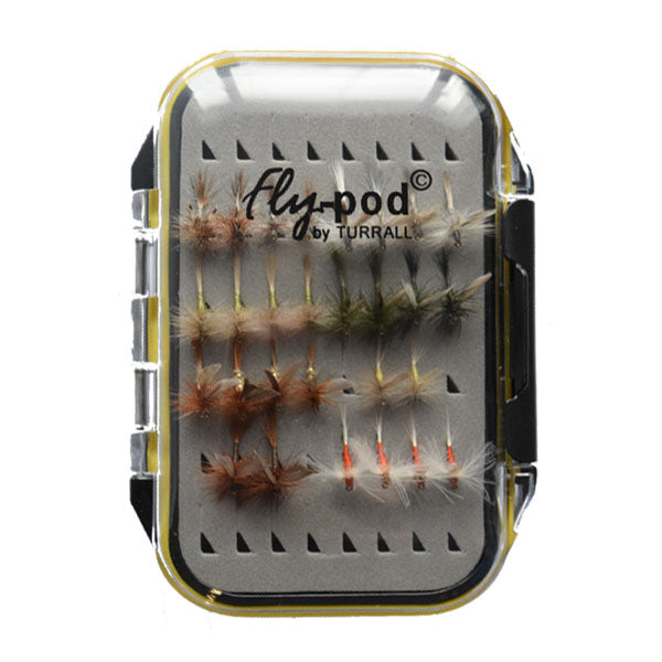 FLY POD SELECTION CHALK STREAM - DRY FLY 1 28 FLIES