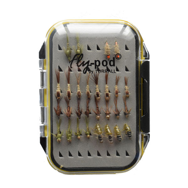 FLY POD SELECTION CHALK STREAM NYMPHS 28 FLIES