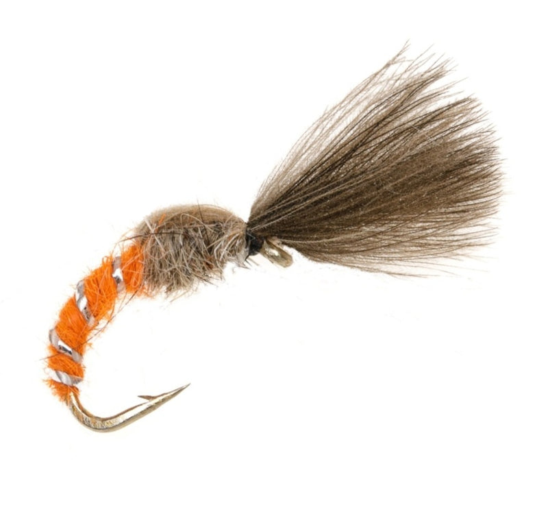 CUL DE CANARD FLY CDC SHUTTLECOCK HARES EAR & ORANGE