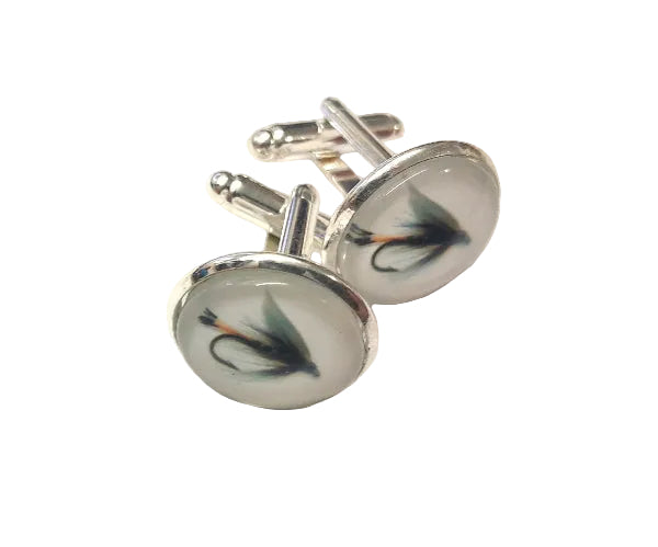 FLIESONLINE FISHING FLY CUFFLINKS