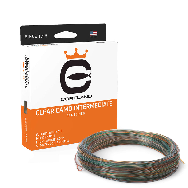 CORTLAND 444 CLEAR CAMO INTERMEDIATE FLY LINE