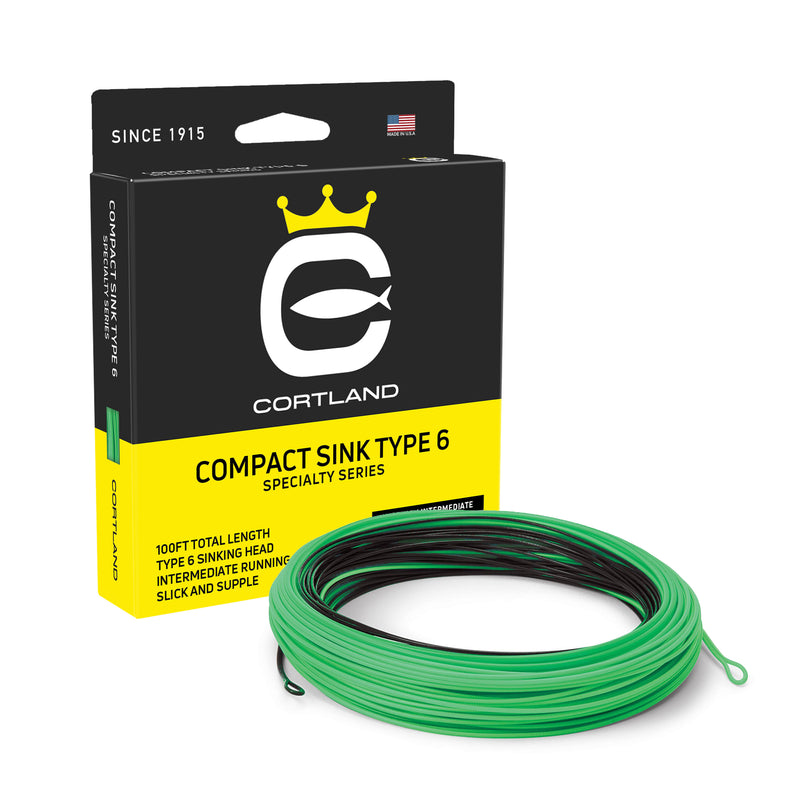 CORTLAND COMPACT SINK TYPE 6 SINKING / INT FLY LINE