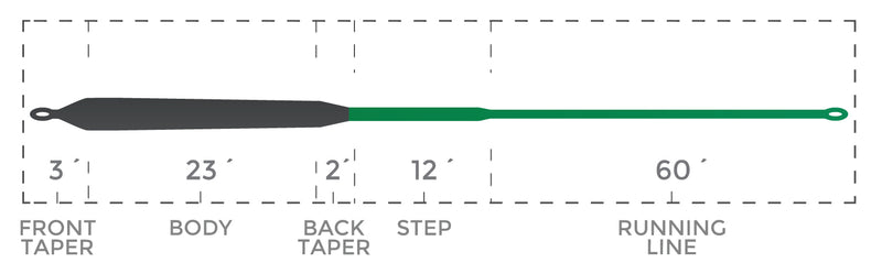CORTLAND COMPACT SINK TYPE 6 SINKING / INT FLY LINE