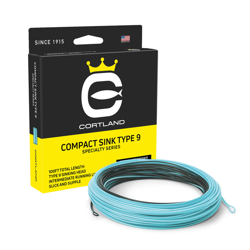CORTLAND COMPACT SINK TYPE 9 SINKING / INT FLY LINE