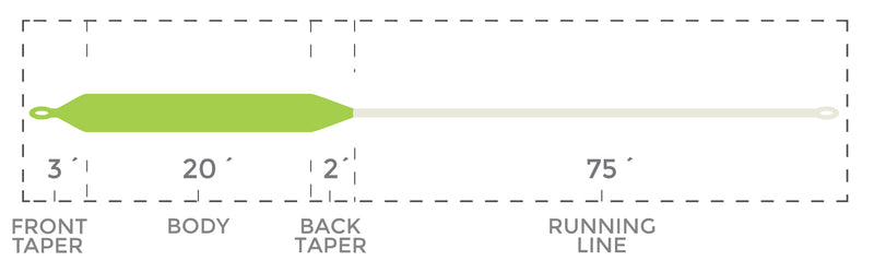 CORTLAND COMPACT SWITCH TWO HANDED FLOATING FLY LINE