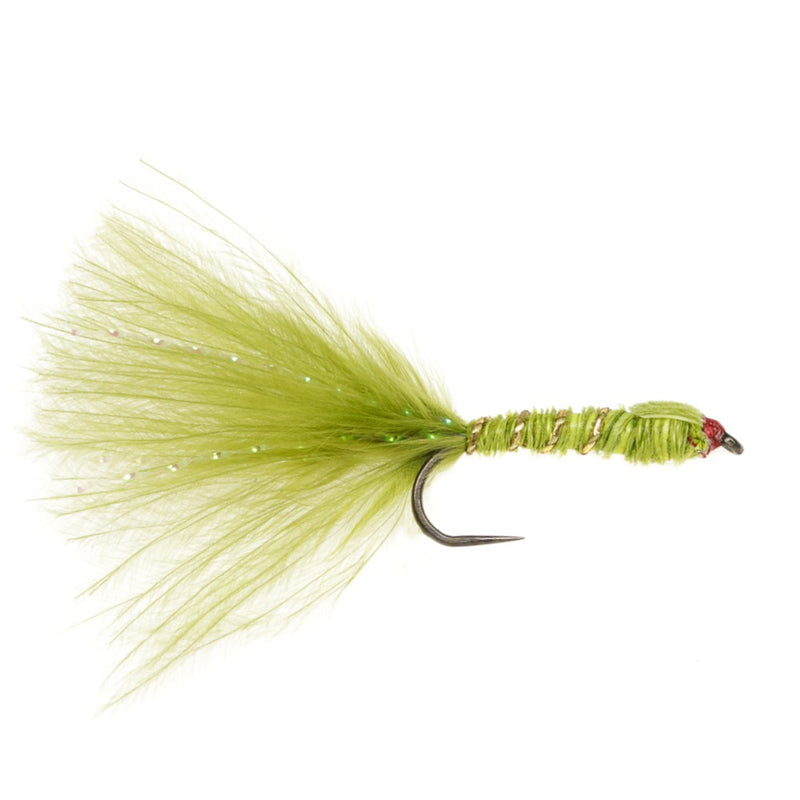 STILLWATER BARBLESS FLY WEIGHTED OLIVE DAMSEL