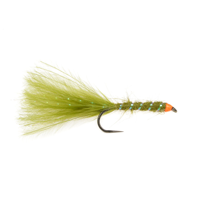 STILLWATER BARBLESS FLY CLASSIC FM OLIVE DAMSEL