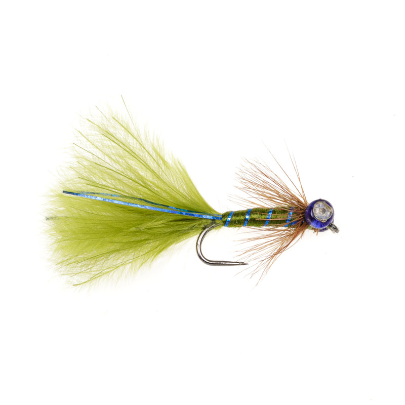 STILLWATER BARBLESS FLY SLIM LINE BEAD EYE DAMSEL NYMPH