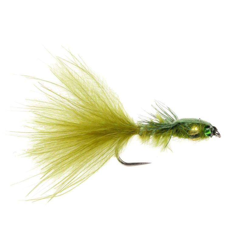 STILLWATER BARBLESS FLY NUGGET THORAX BEAD OLIVE DAMSEL