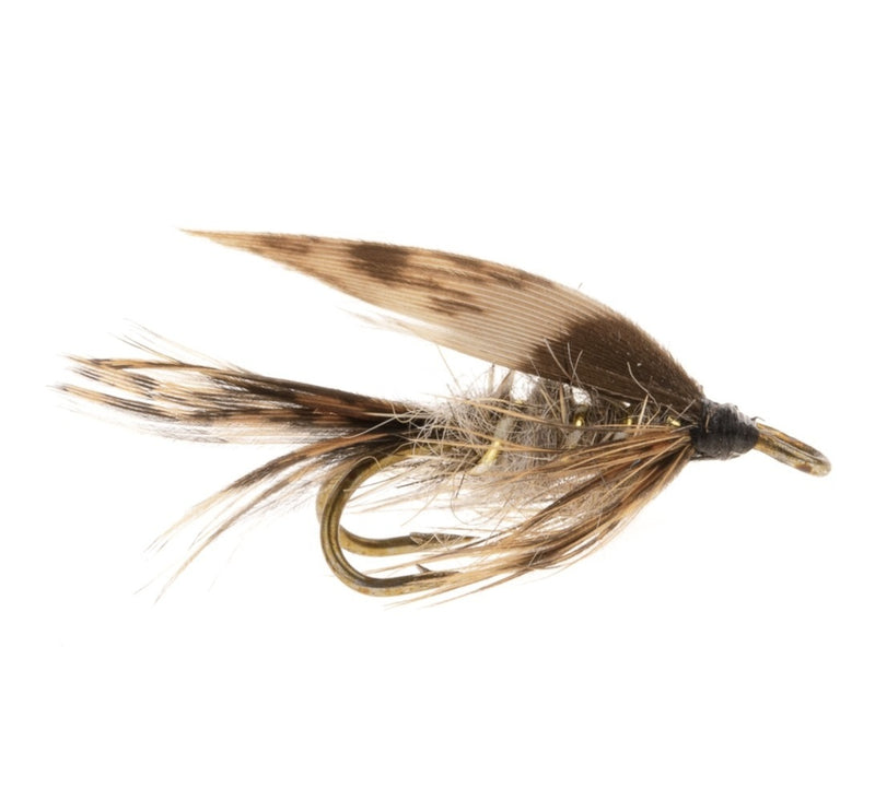 TROUT DOUBLE FLY MARCH BROWN