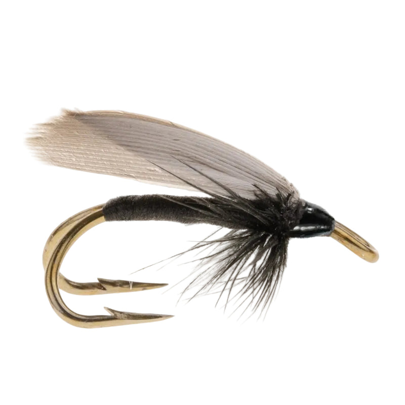 TROUT DOUBLE FLY BLACK GNAT