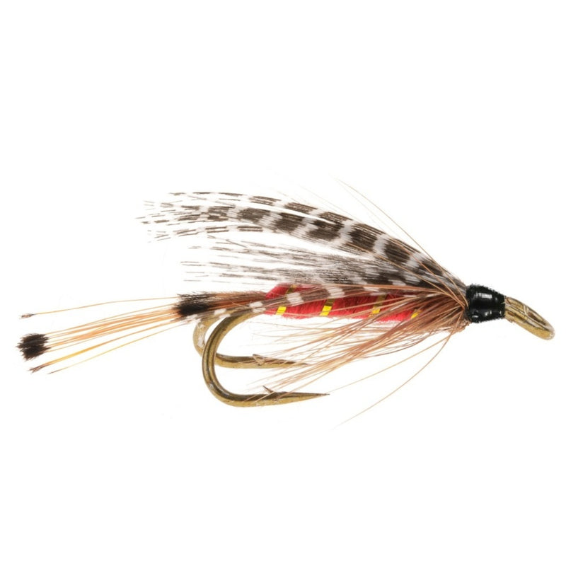 TROUT DOUBLE FLY TEAL & RED