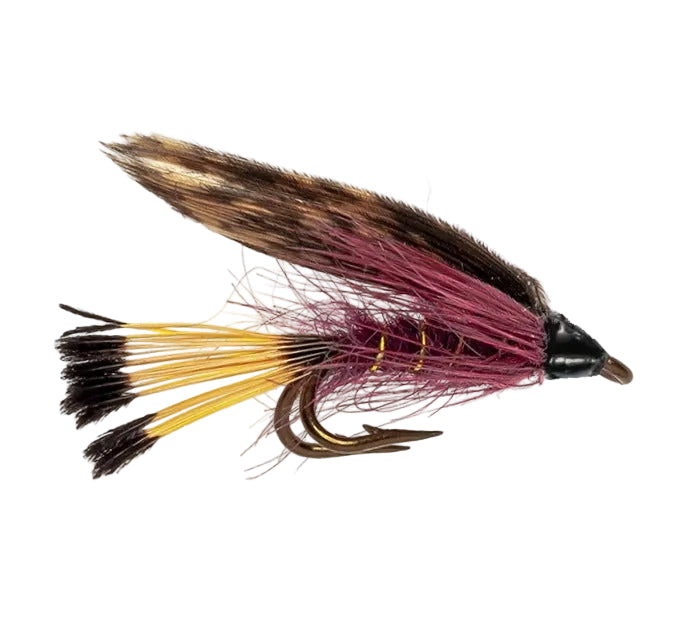 TROUT DOUBLE FLY GROUSE & CLARET