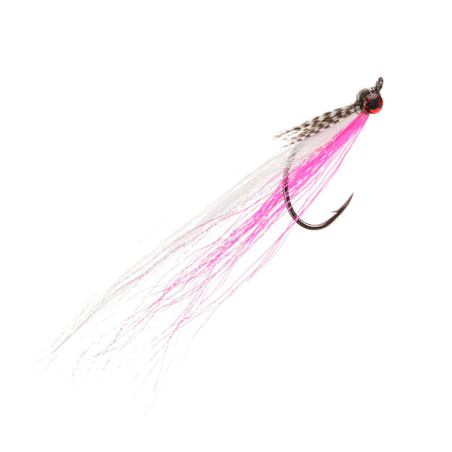 DROP SHOT MINNOW FLY PINK & WHITE