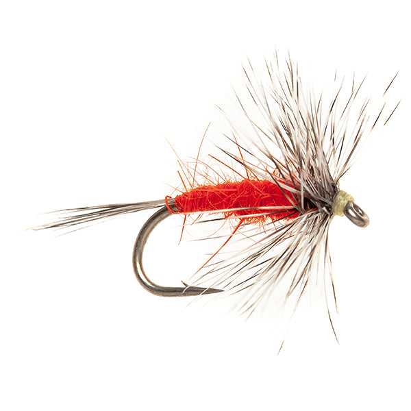 DRY HACKLED FLY BADGER & RUSTY