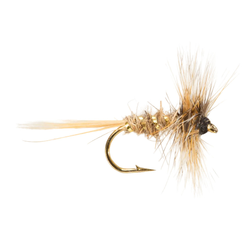 DRY HACKLED FLY MARCH BROWN