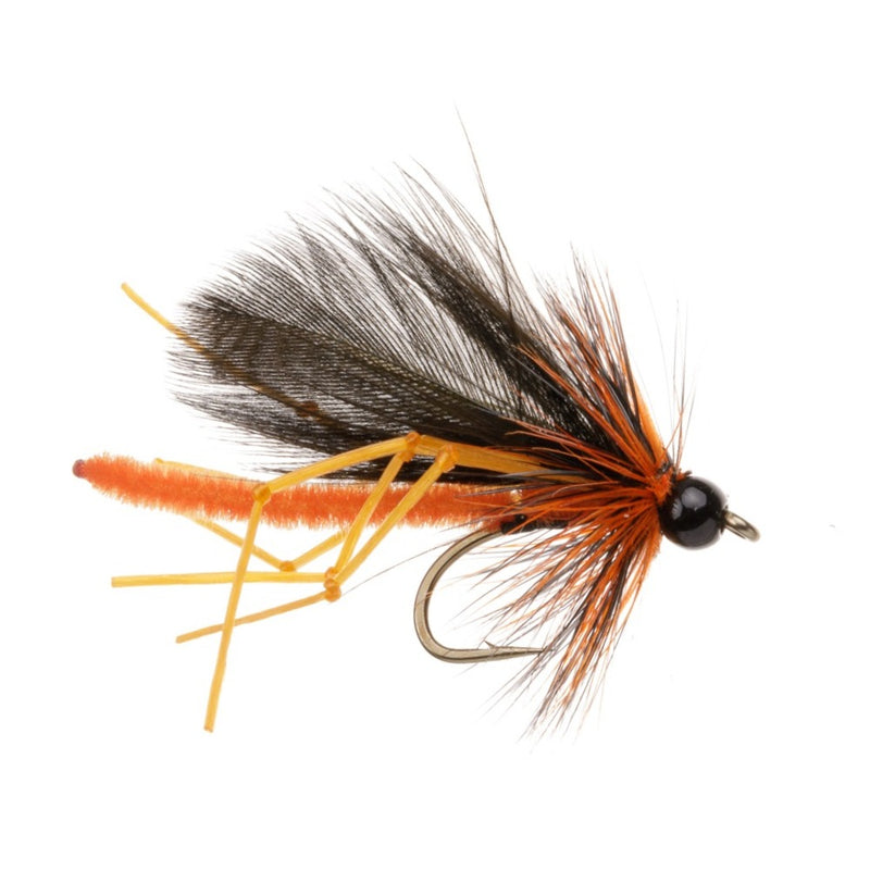 DADDY LONG LEGS FLY RUBBER LEGS ORANGE