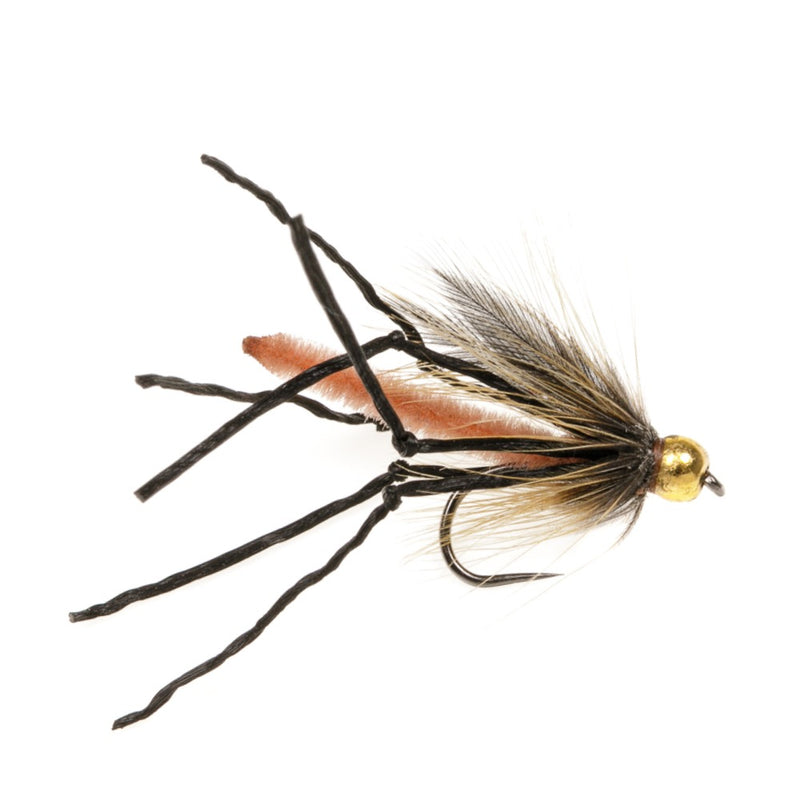 DADDY LONG LEGS BARBLESS FLY ORIGINAL RUBBER BEADHEAD LEGS DADDY
