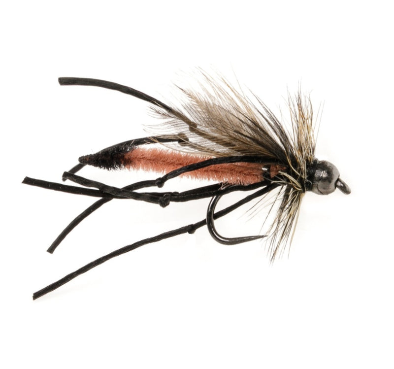 DADDY LONG LEGS BARBLESS FLY BLACK TUNGSTEN BH DADDY LONGLEGS