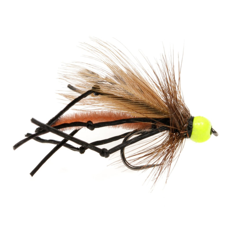 DADDY LONG LEGS BARBLESS FLY FLU GREEN TUNGSTEN BH DADDY LONGLEGS