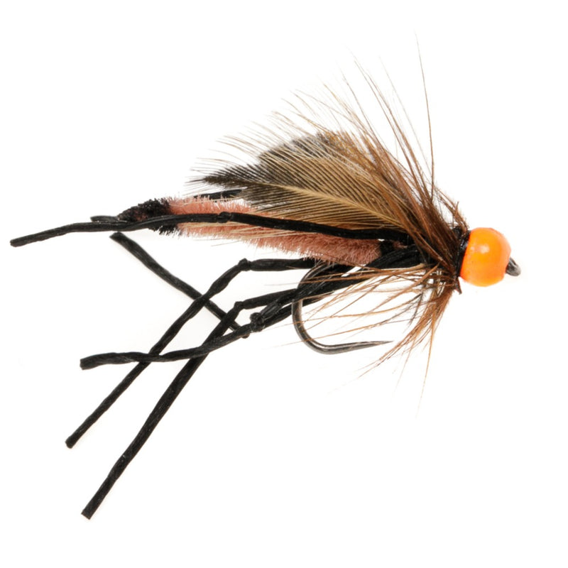 DADDY LONG LEGS BARBLESS FLY ORANGE TUNGSTEN BH DADDY LONGLEGS