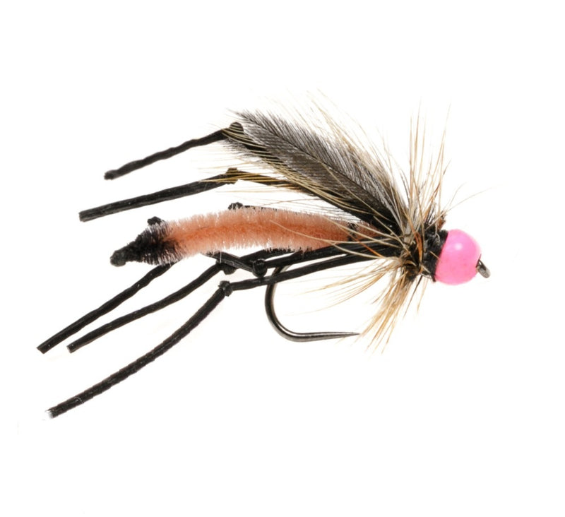 DADDY LONG LEGS BARBLESS FLY PINK TUNGSTEN BH DADDY LONGLEGS