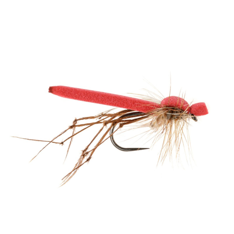 DADDY LONG LEGS BARBLESS FLY FOAM BODY RED DADDY LONGLEGS