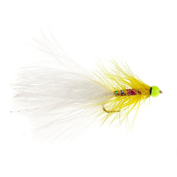 DANCER FLY WHITE DANCER & CHARTREUSE HEAD