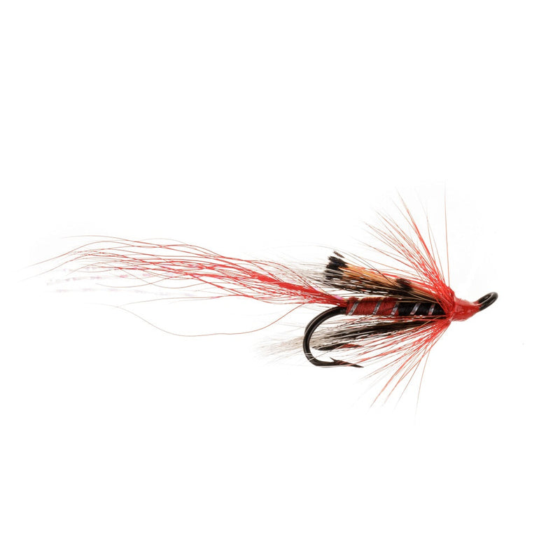 SALMON DOUBLE FLY ALLY'S SHRIMP-RED