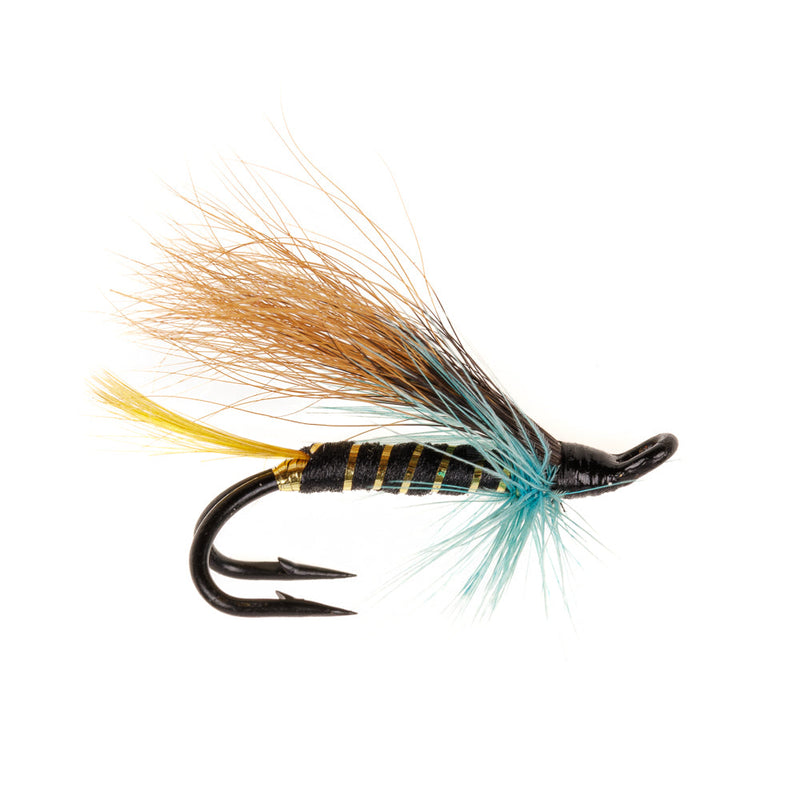 SALMON DOUBLE FLY BLUE CHARM