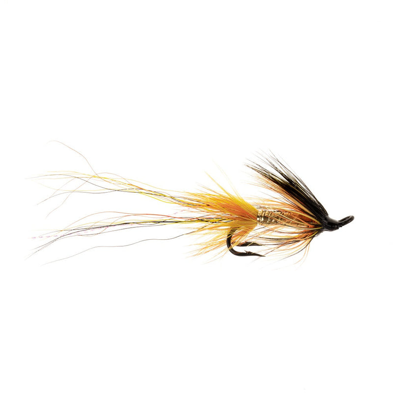 SALMON DOUBLE FLY WILLIE GUNN GOLD