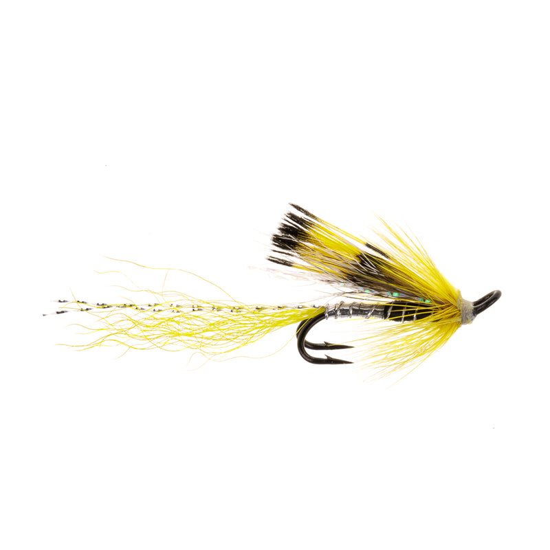 SALMON DOUBLE FLY ALLEY SHRIMP YELLOW