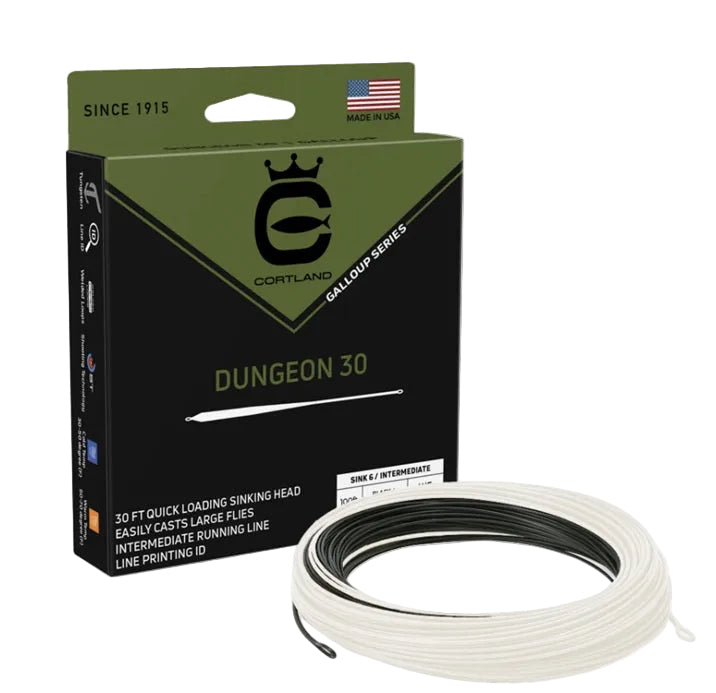 CORTLAND DUNGEON 30 SINKING / INTERMEDIATE  FLY LINE
