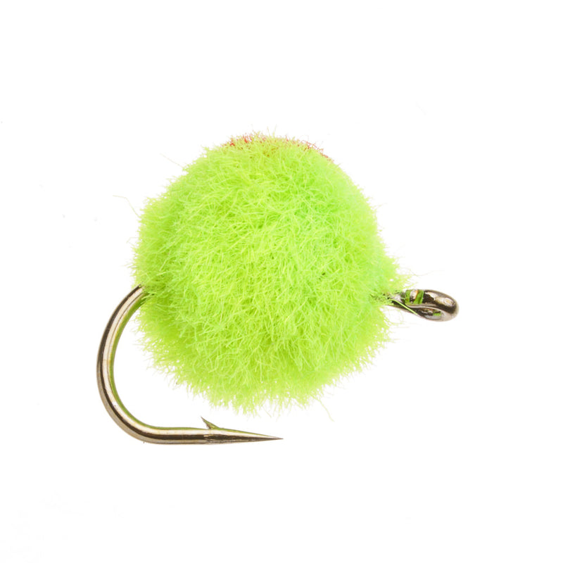 SALMON EGG FLY GLO-BUG CHARTREUSE