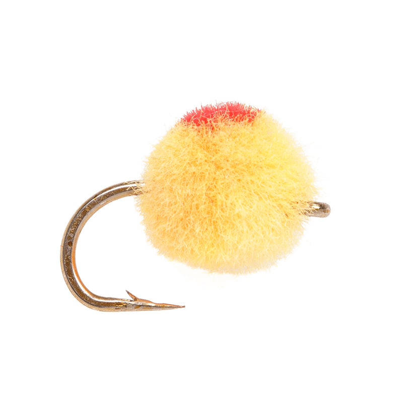 SALMON EGG FLY GLO-BUG CHEDDAR