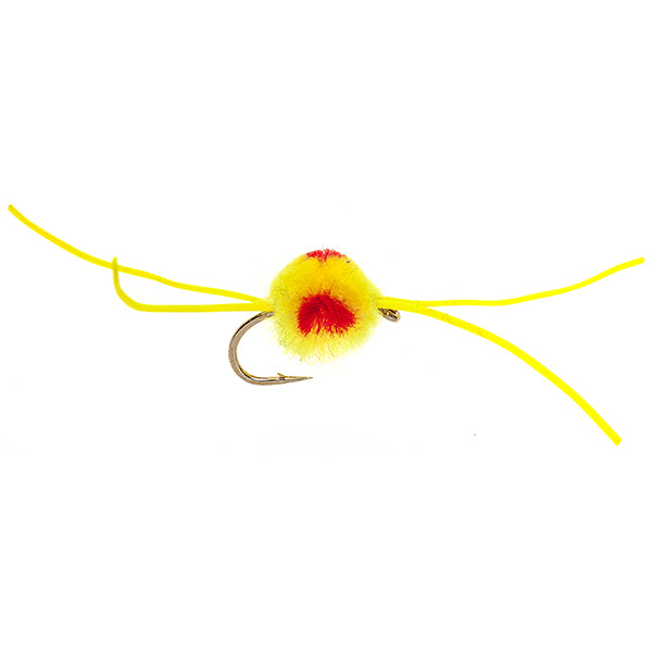 SALMON EGG FLY GLO-BUG YELLOW LEGS
