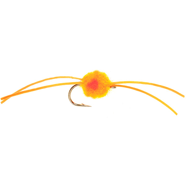 SALMON EGG FLY GLO-BUG ORANGE LEGS