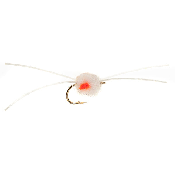 SALMON EGG FLY GLO-BUG WHITE LEGS