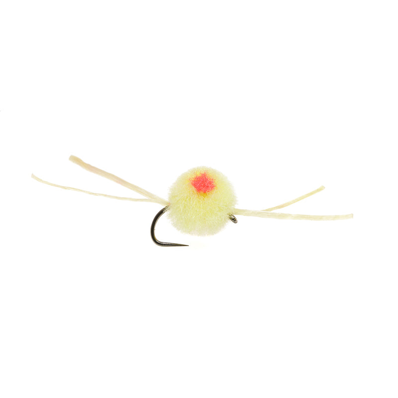 STILLWATER BARBLESS FLY LEGGY YELLOW EGG