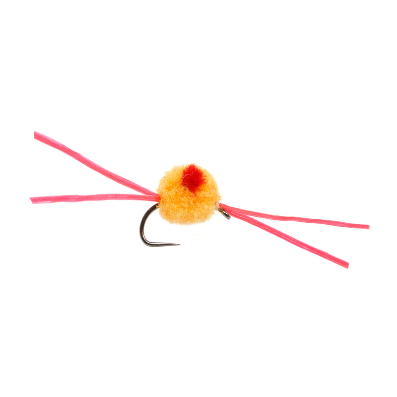 STILLWATER BARBLESS FLY LEGGY ORANGE EGG