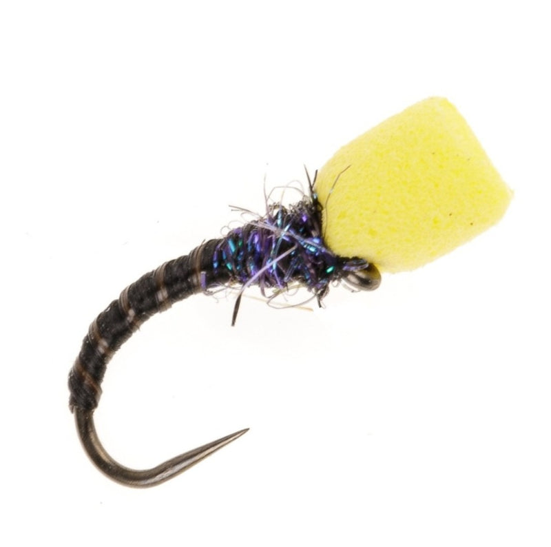 EMERGER BARBLESS FLY QUILL TOP HAT FOAM EMERGER