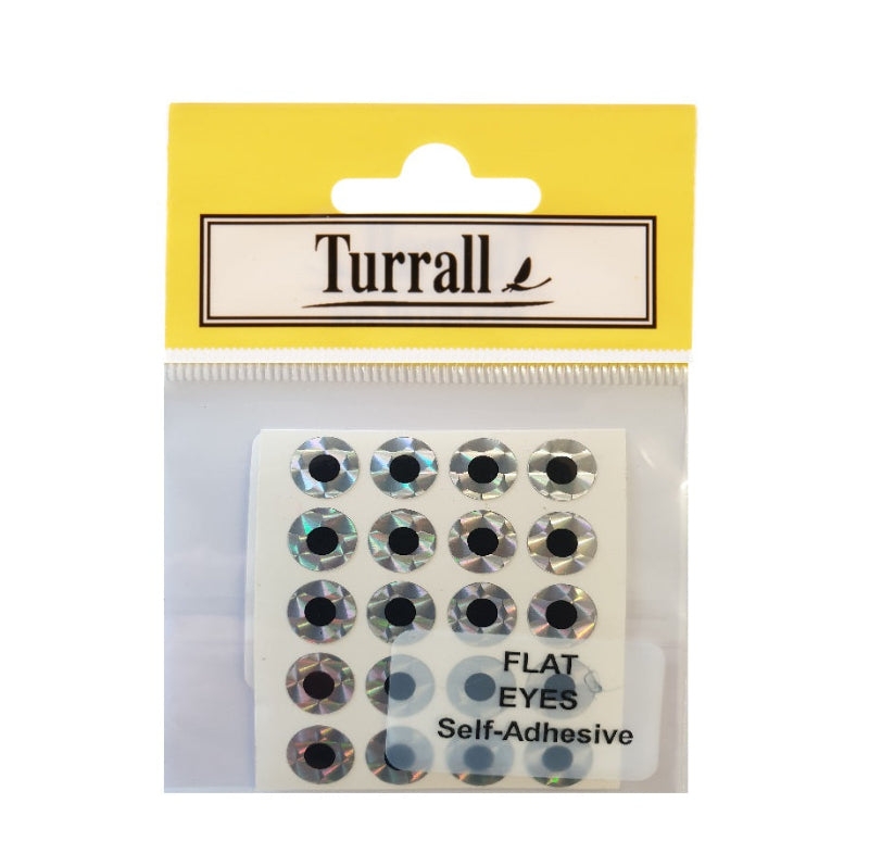 EYES FLAT SILVER/BLACK 3D