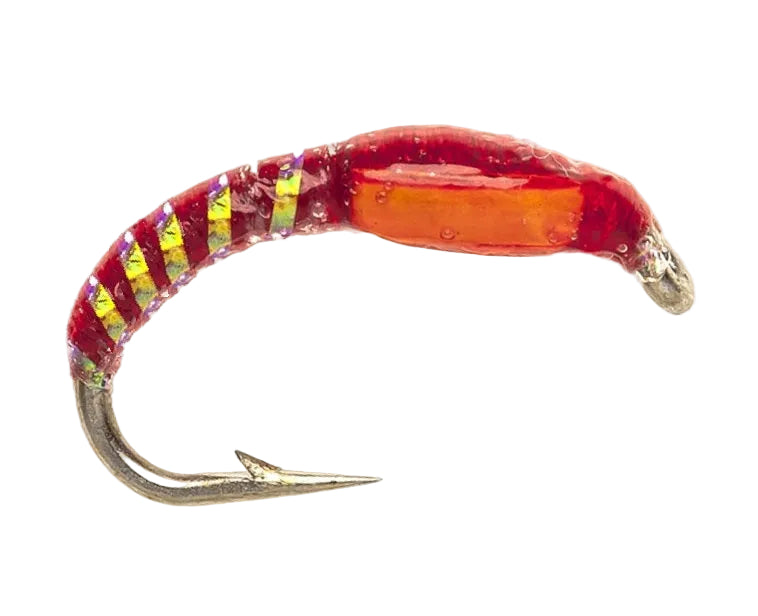 BUZZER FLY EPOXY BUZZER RED & ORANGE CHEEKS