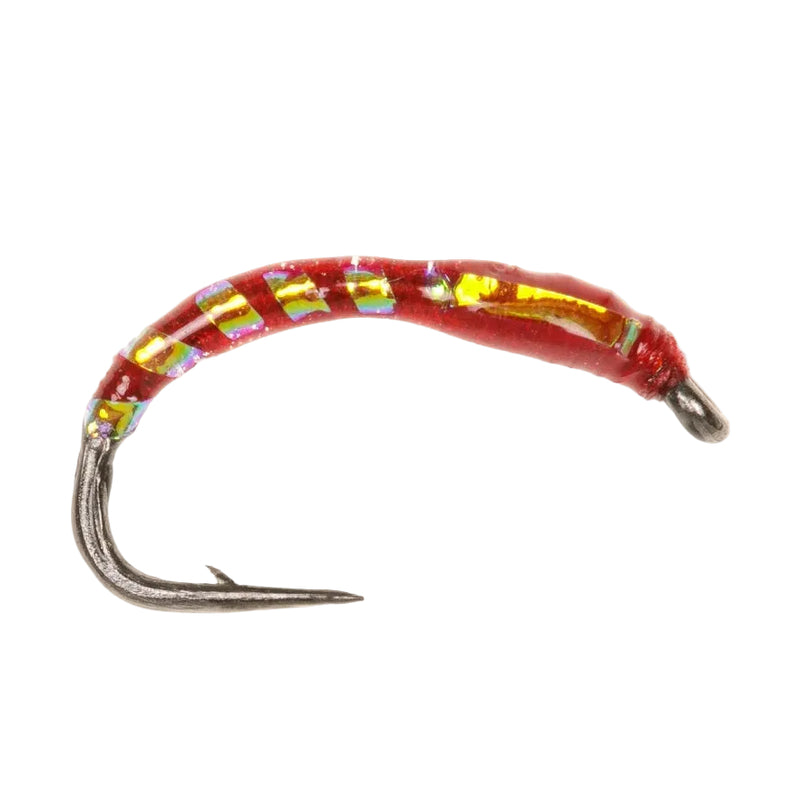 BUZZER FLY RED & PEARL UV RIB BUZZER