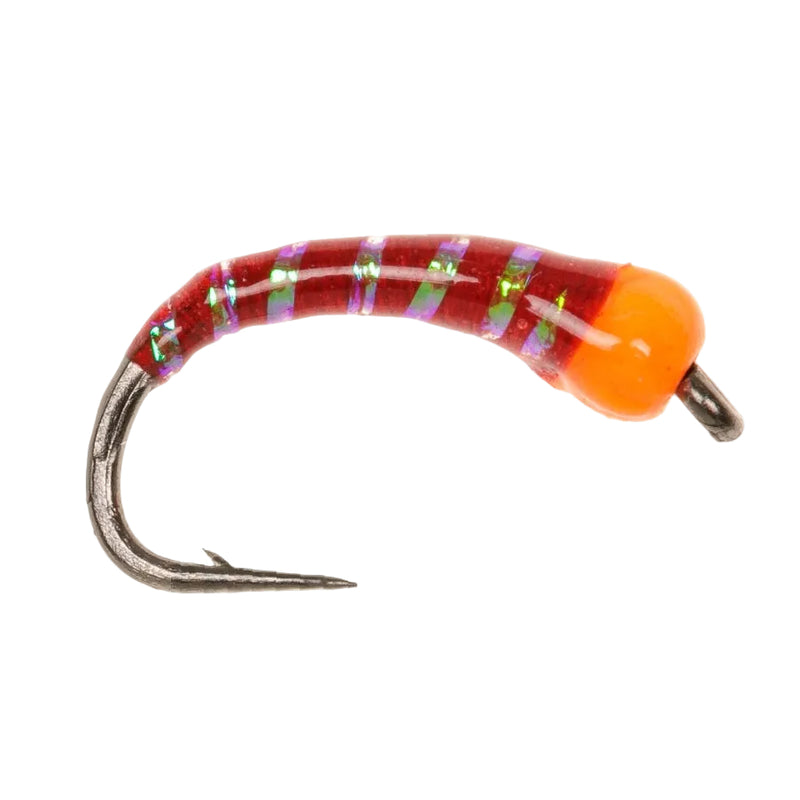 BUZZER FLY HOT HEAD ORANGE ORANGE & PEARL RIB BUZZER