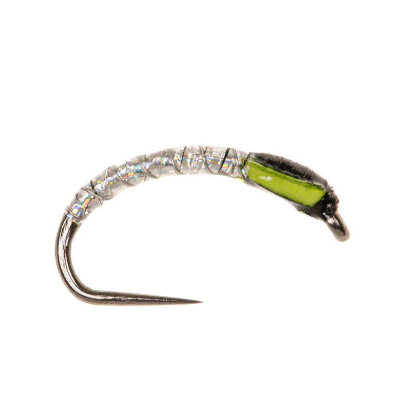 BUZZER BARBLESS FLY EPOXY SHIMMER BUZZER SILVER