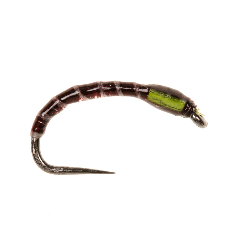 BUZZER BARBLESS FLY CLARET FLEXI RIB EPOXY BUZZER